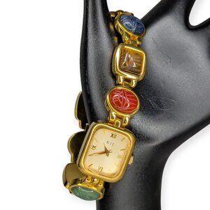 Vintage Kenneth Jay Lane KJL Women's Precious Stones Limited Edition Watch